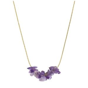 Amethyst Rock Candy Necklace